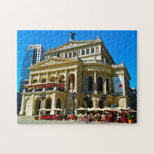 Altes Operndenkmal Frankfurt Deutschland. Puzzle