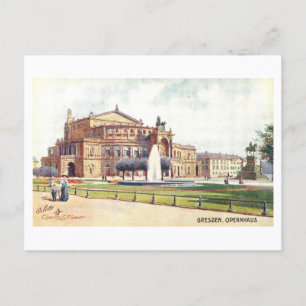 Altes Opernhaus, Dresden, Deutschland Postkarte