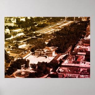 Altes Österreich Wien Belvedere Parküberblick Poster