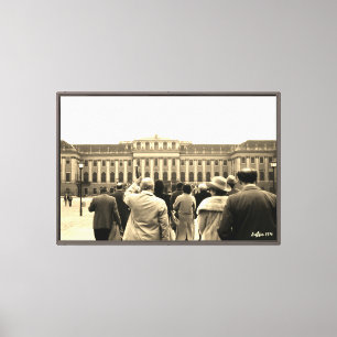 Altes Österreich Wien Schönbrunn Häuser Leinwanddruck