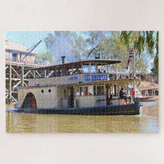 Altes Paddlesteamer, Echuca, Australien 2 Puzzle