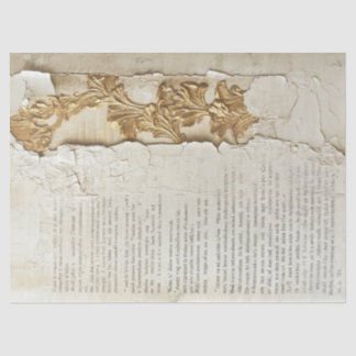 Altes Papier mit abgerissenen Kanten, gekrackte Go