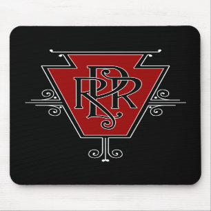 Altes Pennsylvania-Eisenbahn-Logo Mousepad