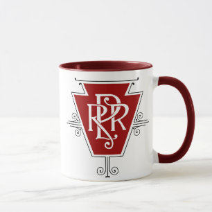 Altes Pennsylvania Railroad Logo Tasse