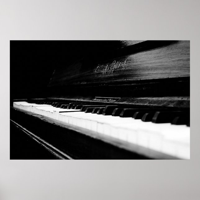 Altes Piano Poster (Vorne)