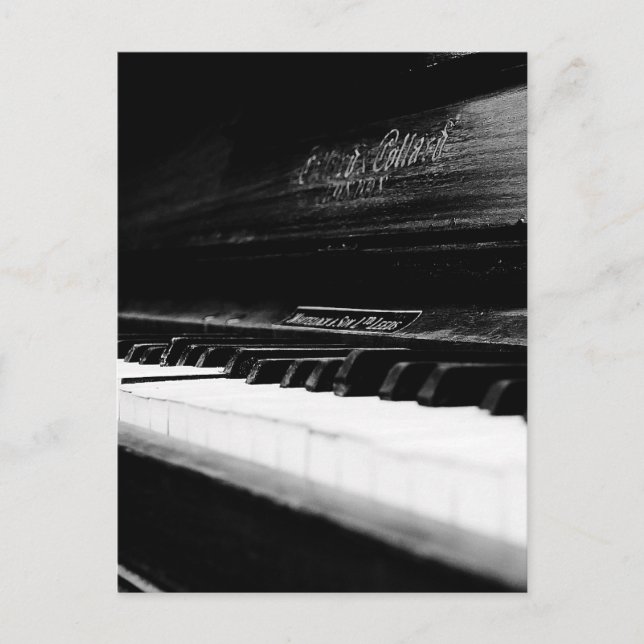 Altes Piano Postkarte (Vorderseite)