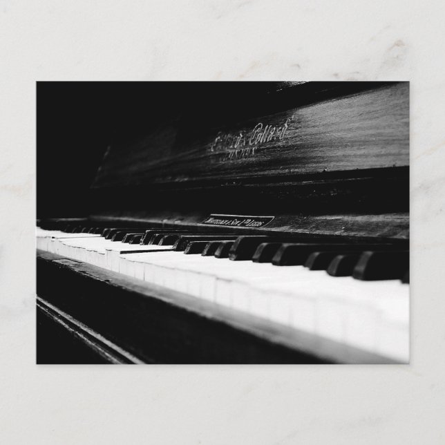 Altes Piano Postkarte (Vorderseite)