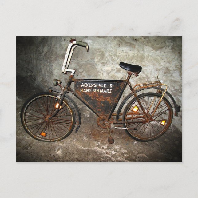 Altes Pit Bicycle Postkarte (Vorderseite)