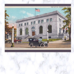 Altes Postamt Mansfield Ohio Postkarte