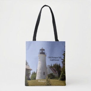 Altes Presque Isle Lighthouse auf der ganzen Tasch