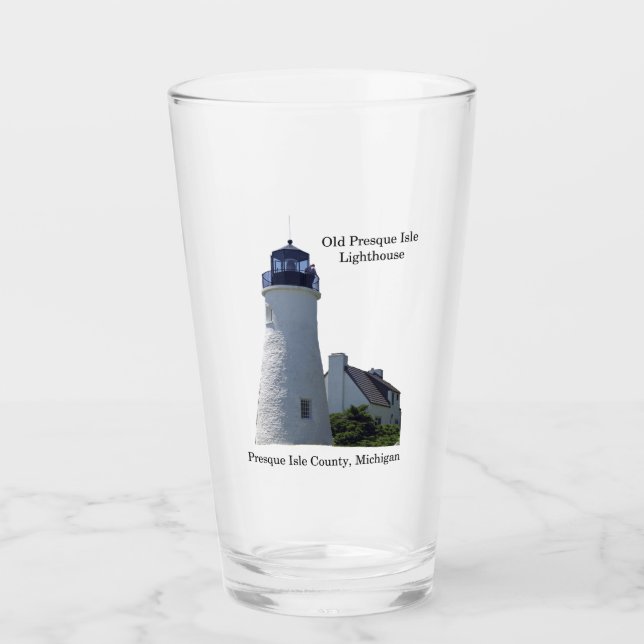 Altes Presque Isle Lighthouse Glas (Vorderseite)