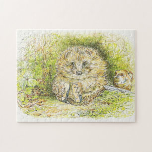 Altes Prickly Button (Igel) (von Beatrix Potter) Puzzle