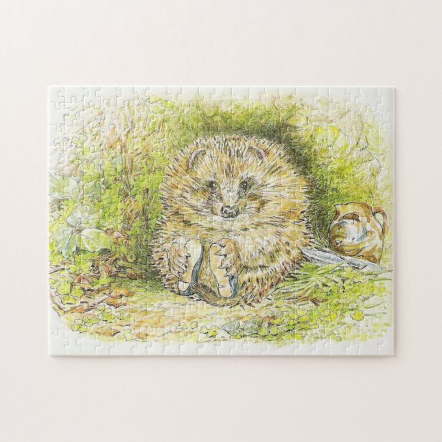Altes Prickly Button (Igel) (von Beatrix Potter) Puzzle (Horizontal)