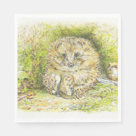 Altes Prickly Button (Igel) (von Beatrix Potter) Serviette