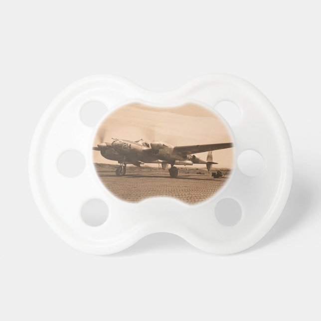 Altes Propellerflugzeug Schnuller (Vorne)