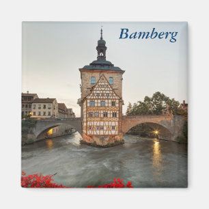 Altes Rathaus Bambergs und Obere Brücke Magnet