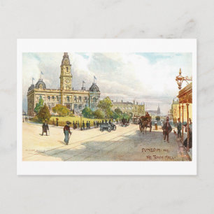 Altes Rathaus, Dunedin, Neuseeland Postkarte