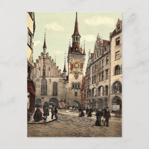 Altes Rathaus, München, Bayern, Deutschland pracht Postkarte