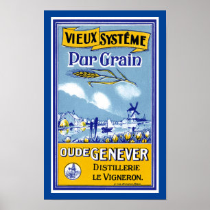 Altes Reines Kornsystem Poster