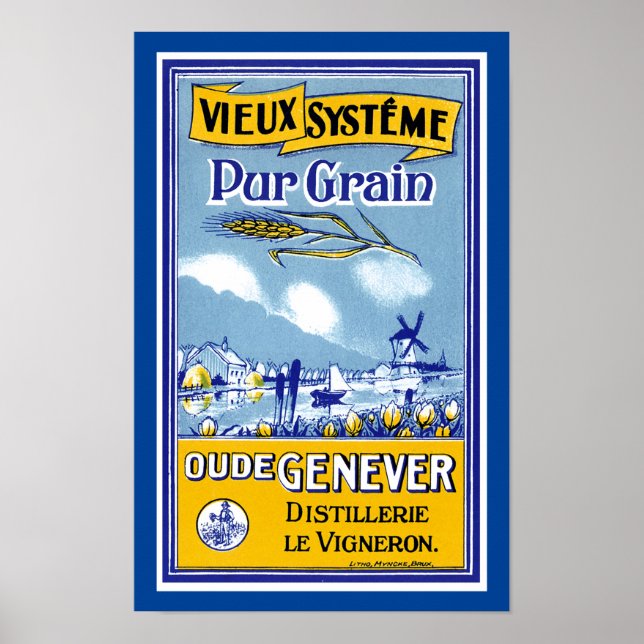 Altes Reines Kornsystem Poster (Vorne)