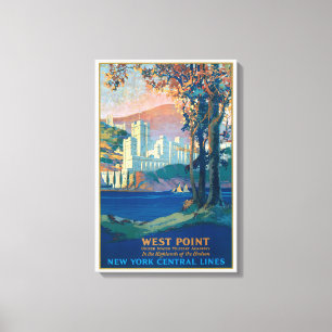 Altes Reiseplakat für New York Central Lines Leinwanddruck
