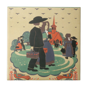 Altes Reiseplakat zur Förderung von Pennsylvania Fliese