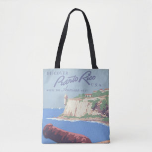 Altes Reiseplakat zur Förderung von Puerto Rico