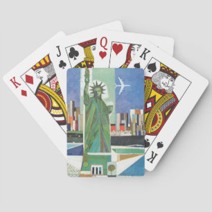 Altes Reiseposter für American Airlines Spielkarten