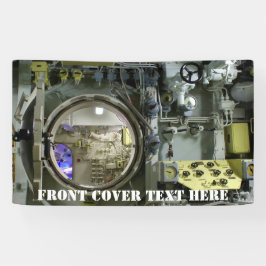 altes Retro-U-Boot Banner