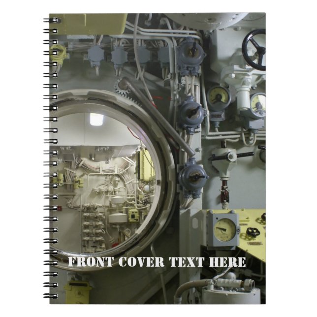 altes Retro-U-Boot Notizblock (Vorderseite)