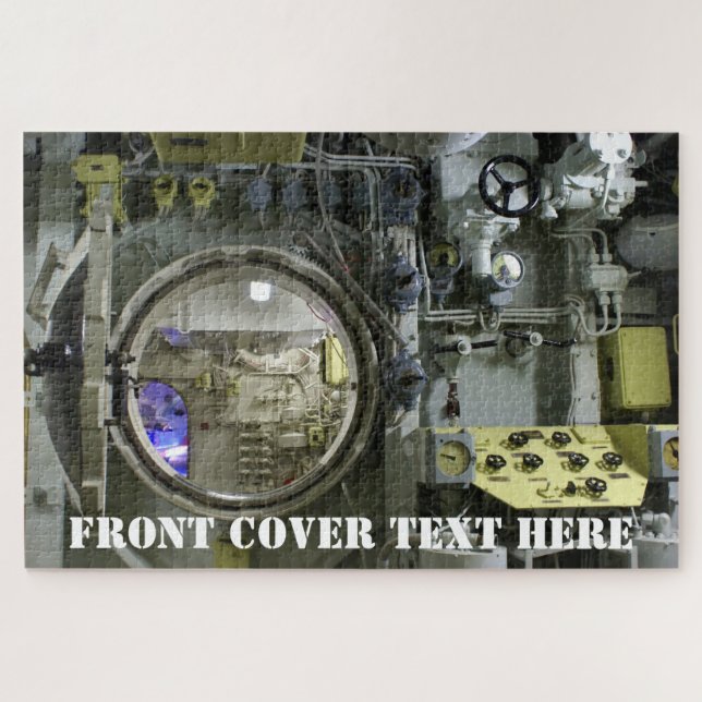 altes Retro-U-Boot Puzzle (Horizontal)