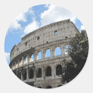 Altes Rom Colosseum Runder Aufkleber