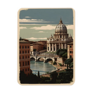 Altes Rom Plakat Magnet