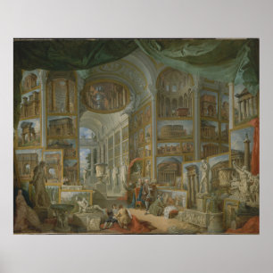 Altes Rom von Giovanni Paolo Panini Print Poster