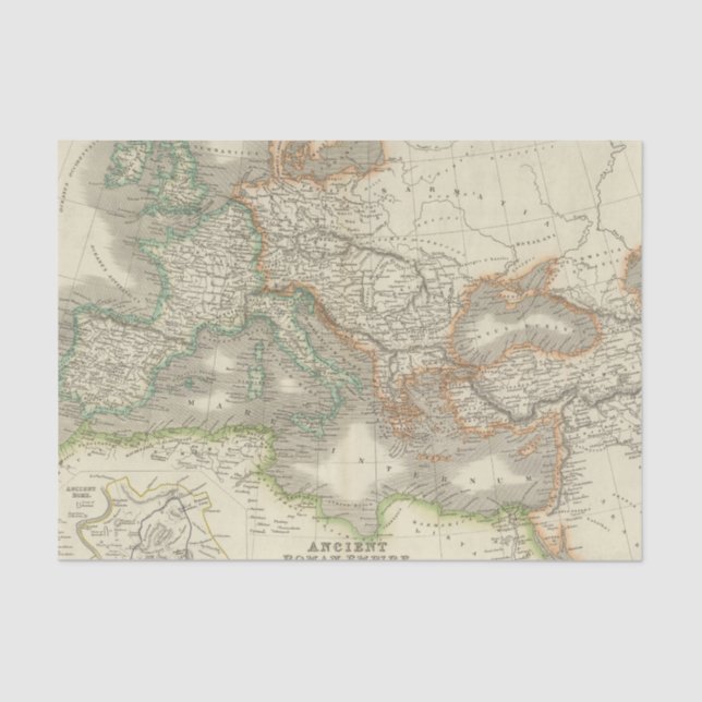 Altes römisches Reich Seidenpapier (Vorderseite)