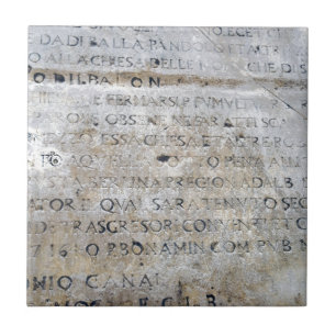 Altes römisches Zeichen Fliese