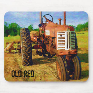 Altes Rot Mousepad