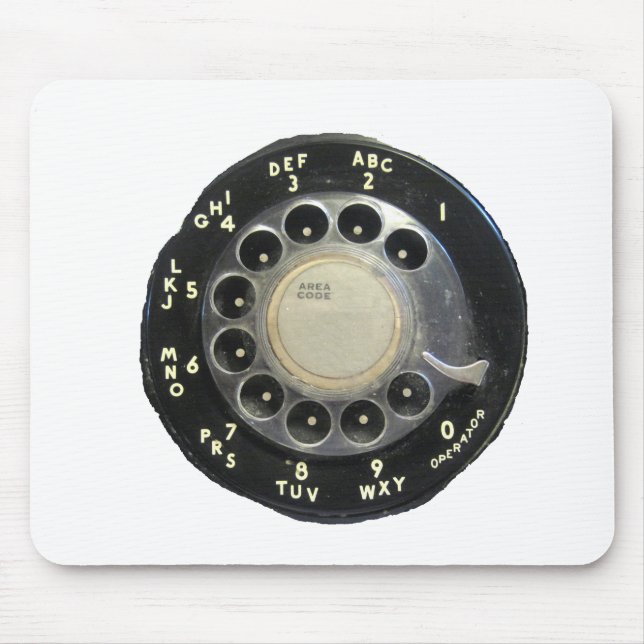 Altes Rotary-Telefongespräch Mousepad (Vorne)