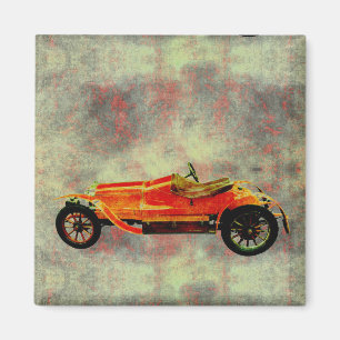 Altes rotes Auto Magnet