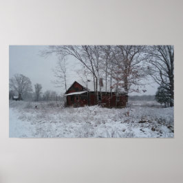 Altes Rotes Haus Poster