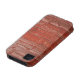 Altes rotes Holz Case-Mate iPhone Hülle (oben)