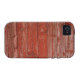 Altes rotes Holz Case-Mate iPhone Hülle (Rückseite Horizontal)