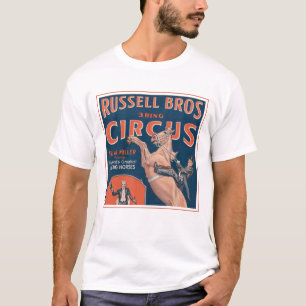 Altes Russell Brothers Zirkusposter. T-Shirt