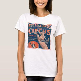 Altes Russell Brothers Zirkusposter. T-Shirt