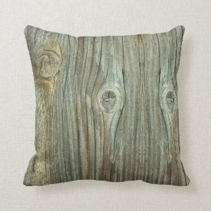 Altes rustikales Holz Kissen