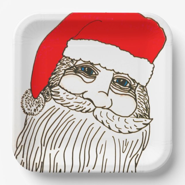 ALTES SAINT-NICK PAPPTELLER (Vorderseite)