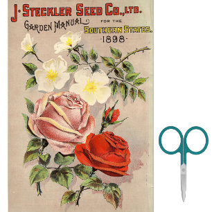 Altes Sämereien-Katalog J. Steckler Southern State Seidenpapier