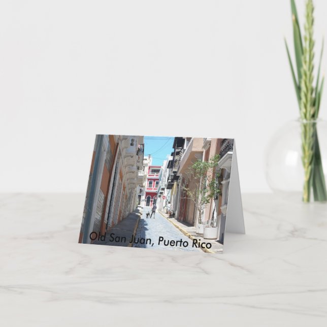 Altes San Juan Notecards Karte (Vorderseite)