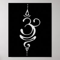 Altes Sanskrit Atme Om Yoga Meditation Symbol
