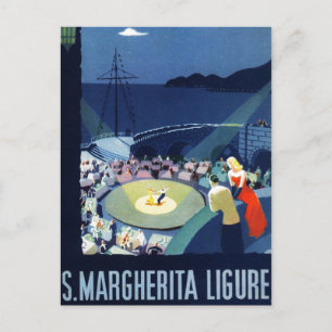 Altes Santa Margherita Ligure Italien Tourismus Postkarte